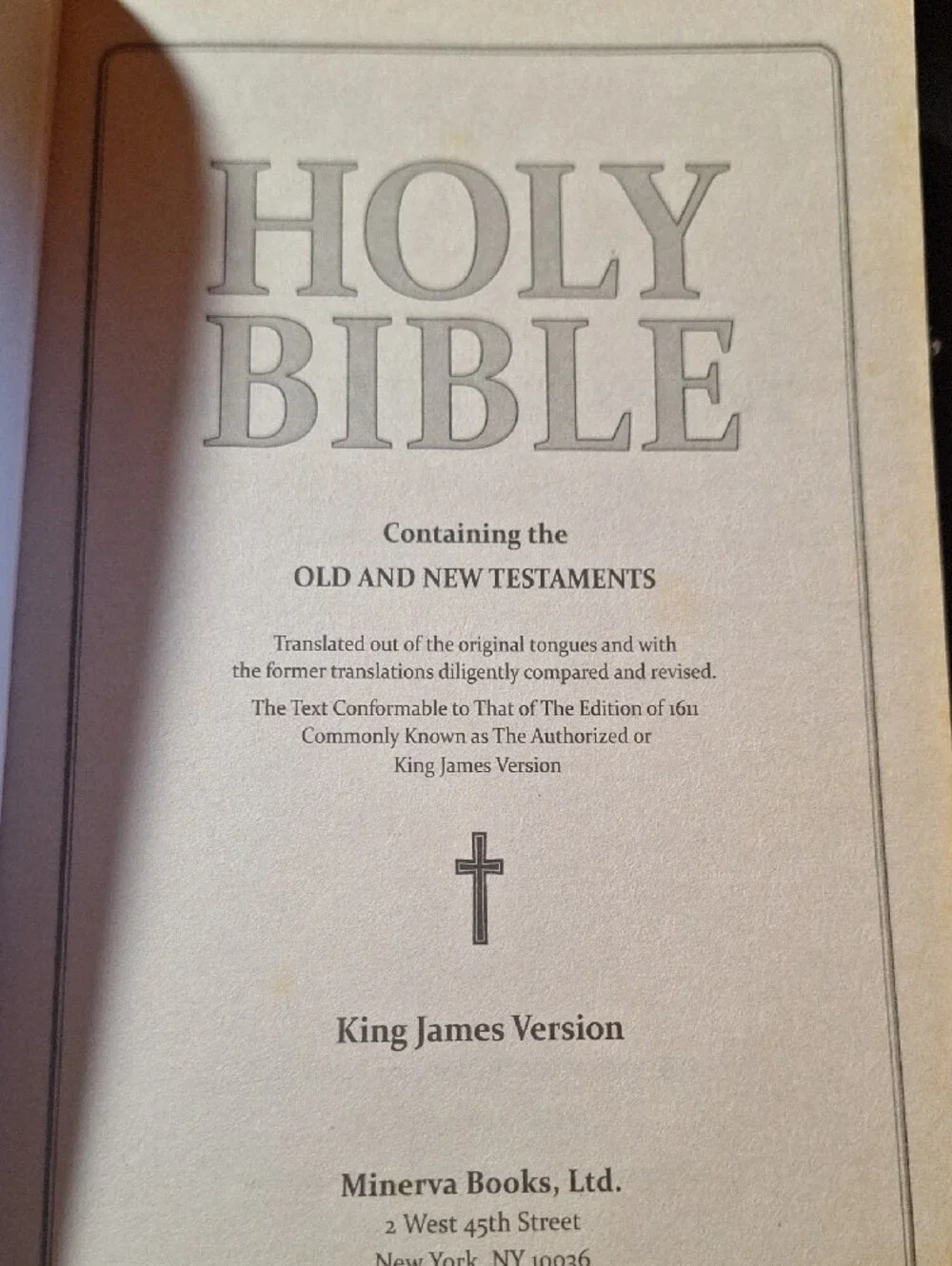 King James Version Holy Bible - Brown